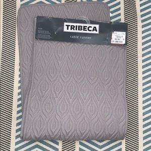 NWT Gray Table Runner  13” x 72”